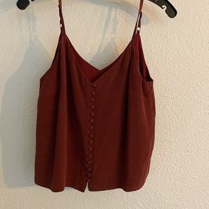 Madewell Silk-Button Down Cami Size 4